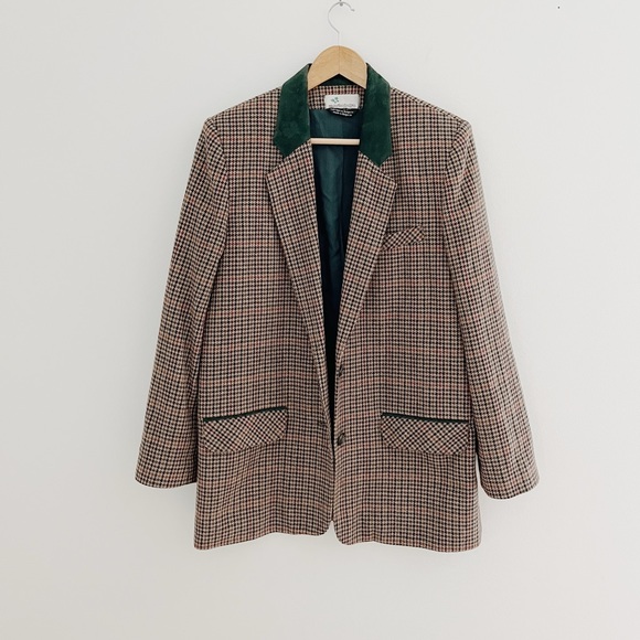 Vintage Wool Blend Blazer - Picture 1 of 10